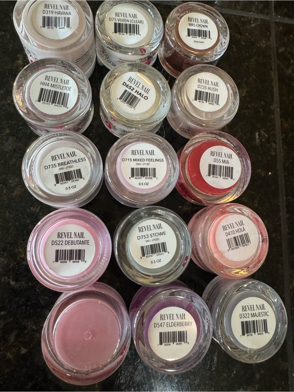 Revel Nail Acrylic Powder Collection